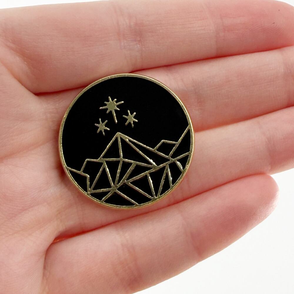 Velaris City of Starlight Enamel Pin – ACOTAR Night Court Badge